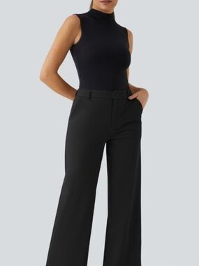 Halara Flex™ Mid Rise Pocket Straight Leg Work Pants